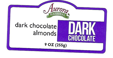 Aurora Products, Inc. Announces Voluntary Nationwide Recall Due to Undeclared Allergens in Certain Dark Chocolate Covered products. This Includes Products Produced Under Aurora Natural Brand and Private Labeled Products Packed by or Distributed By Aurora Products, Inc.